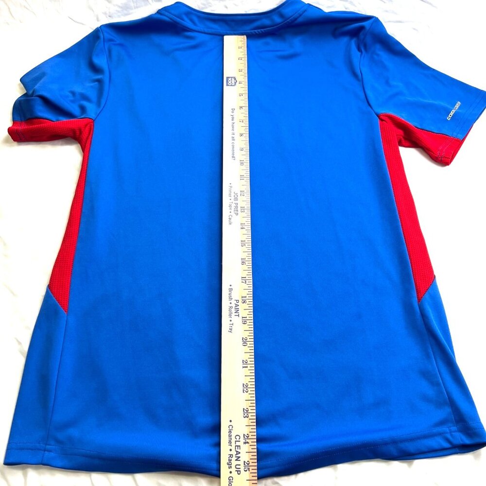 Texas Rangers Youth XL Short Sleeve Baseball MLB Jersey Shirt Majestic Cool Base - Picture 8 of 9